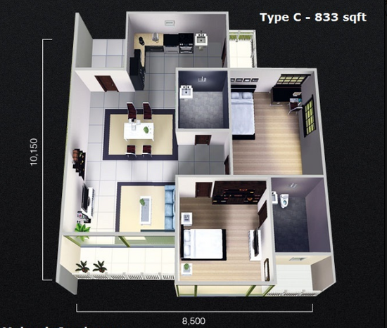 The Mark @ Cheras - Floor Plan - iProperty.com.my