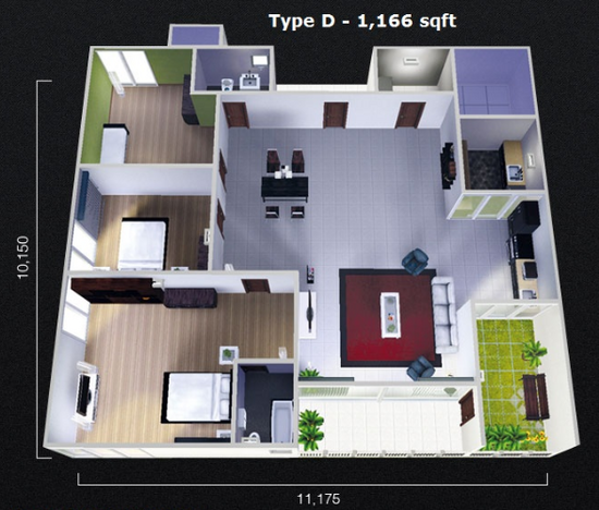 The Mark @ Cheras - Floor Plan - iProperty.com.my