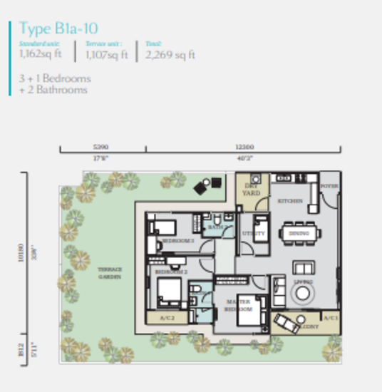 Fortune Perdana - Floor Plan - iProperty.com.my