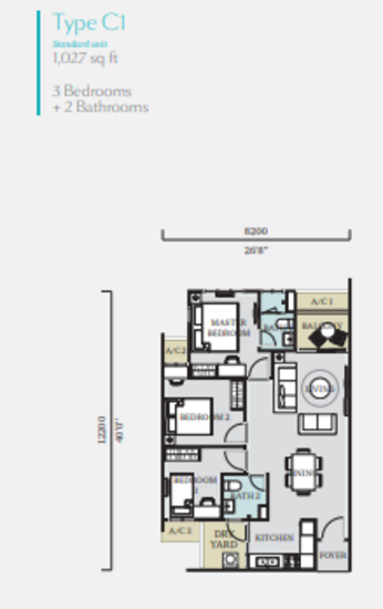 Fortune Perdana - Floor Plan - iProperty.com.my