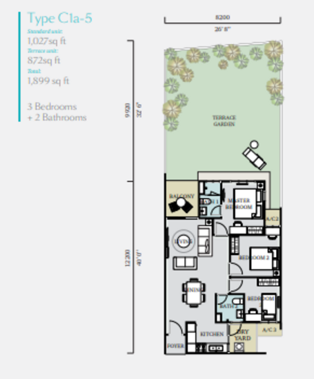 Fortune Perdana - Floor Plan - iProperty.com.my