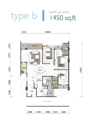 Sky Vista Residency - Floor Plan - iProperty.com.my
