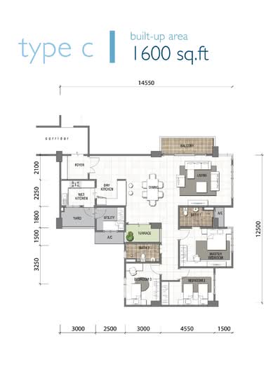 Sky Vista Residency - Floor Plan - iProperty.com.my