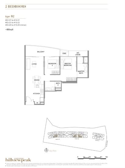 Kingsford Hillview Peak - Floor Plan
