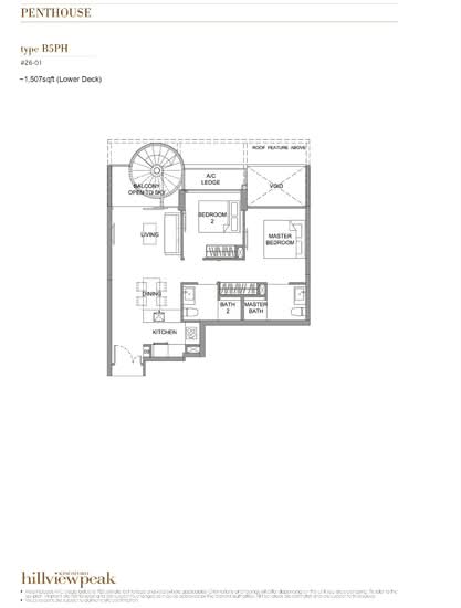 Kingsford Hillview Peak - Floor Plan
