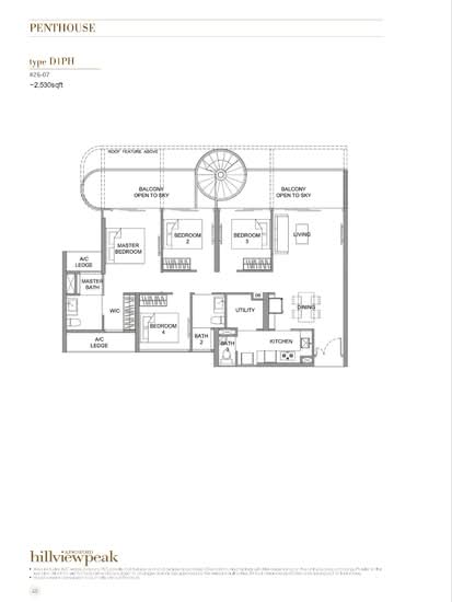Kingsford Hillview Peak - Floor Plan