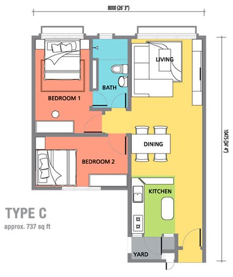 Vue Residences - Floor Plan - iProperty.com.my