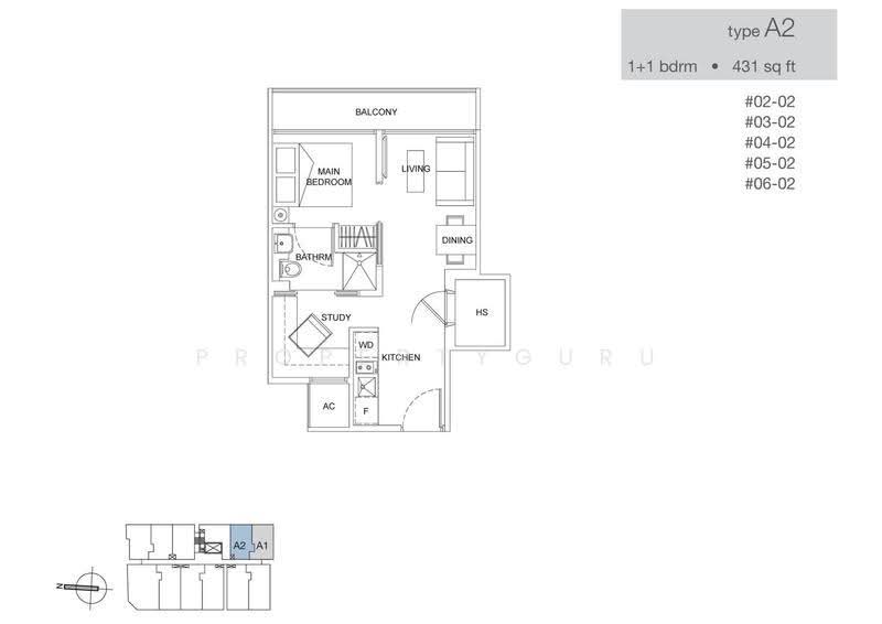 Ness, 38 Lorong 32 Geylang, Eunos / Geylang / Paya Lebar, 1 Bedroom, 431 sqft, Condominium For Rent, by Andi Ho, 21502598 - 2D - PropertyGuru.com.sg