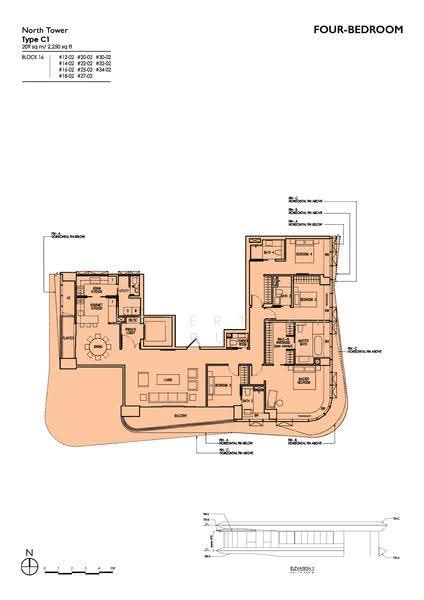New Futura, 16 Leonie Hill Road, Orchard / River Valley, 4 Bedrooms, 2,250 sqft, Condominium For Sale, by Homer Lau, 500276939 - 2D - PropertyGuru.com.sg