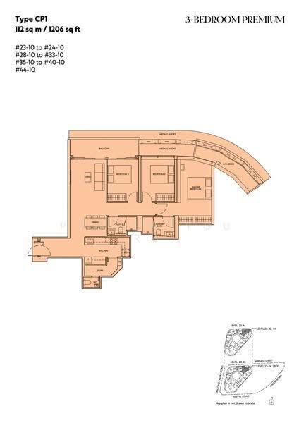 Newport Residences, 80 Anson Road, Chinatown / Tanjong Pagar, 3 Bedrooms, 1,206 sqft, Apartment For Sale, by Sylvia Chung, 500283286 - 2D - PropertyGuru.com.sg