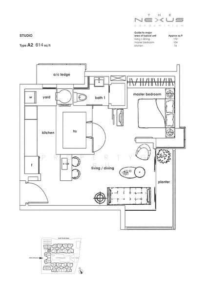 The Nexus, 951 Bukit Timah Road, Clementi Park / Upper Bukit Timah, 1 Bedroom, 614 sqft, Condominium For Sale, by Marie D Lam, 60187270 - 2D - PropertyGuru.com.sg