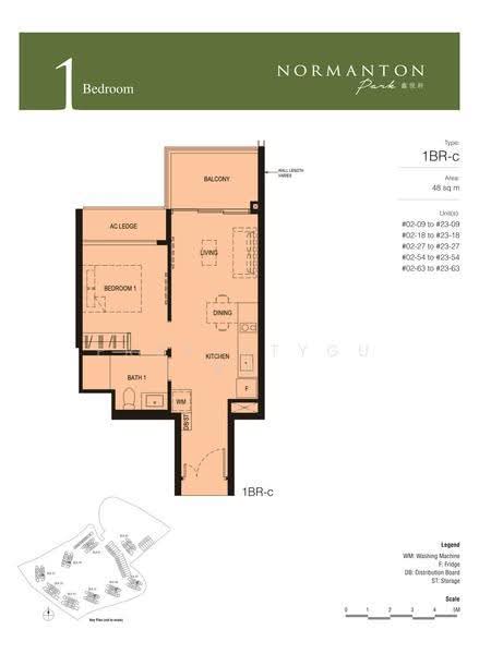 Normanton Park, 49 Normanton Park, Buona Vista / West Coast / Clementi New Town, 1 Bedroom, 517 sqft, Condominium For Sale, by Julina Huang, 500297382 - 2D - PropertyGuru.com.sg