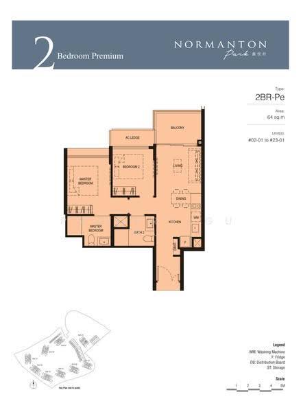 Normanton Park, 45 Normanton Park, Buona Vista / West Coast / Clementi New Town, 2 Bedrooms, 689 sqft, Condominium For Sale, by Jun Hui Quah, 60143845 - 2D - PropertyGuru.com.sg