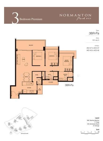 Normanton Park, 55 Normanton Park, Buona Vista / West Coast / Clementi New Town, 3 Bedrooms, 1,087 sqft, Condominium For Sale, by Kris Qiu (邱志琴), 500276099 - 2D - PropertyGuru.com.sg