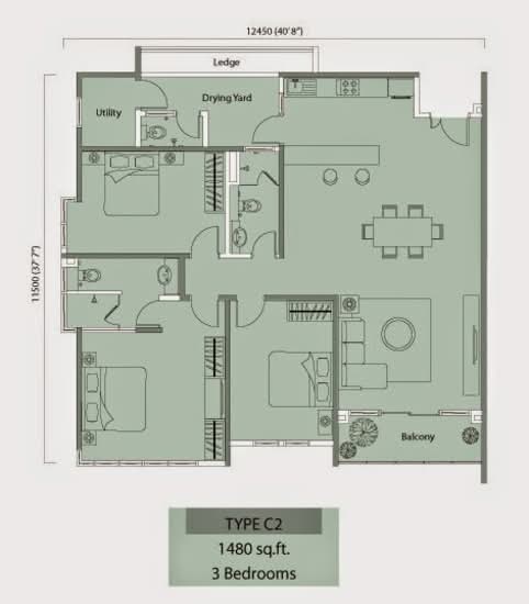 Medalla @ Oasis Corporate Park - Floor Plan - iProperty.com.my