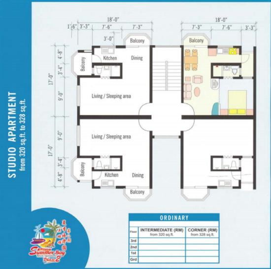 Melinsung Summer Bay Resort - Floor Plan - iProperty.com.my