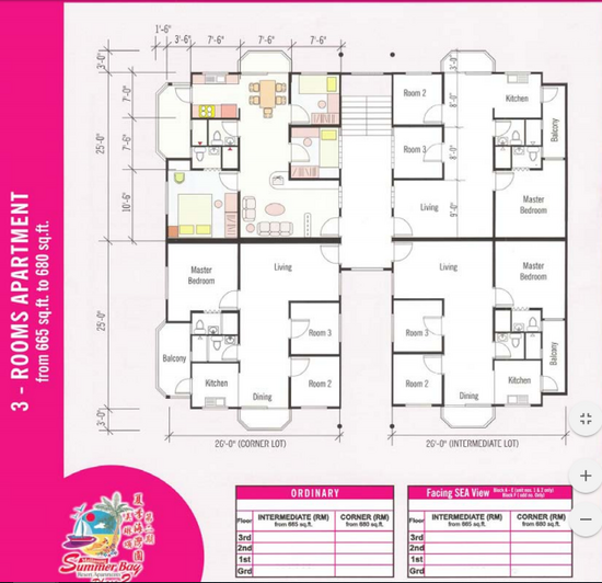 Melinsung Summer Bay Resort - Floor Plan - iProperty.com.my