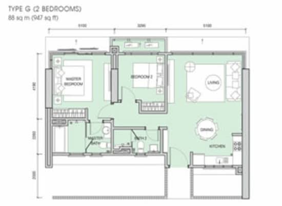 Iskandar Residences - Floor Plan - iProperty.com.my