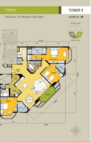 Hillcrest Residences - Floor Plan - iProperty.com.my