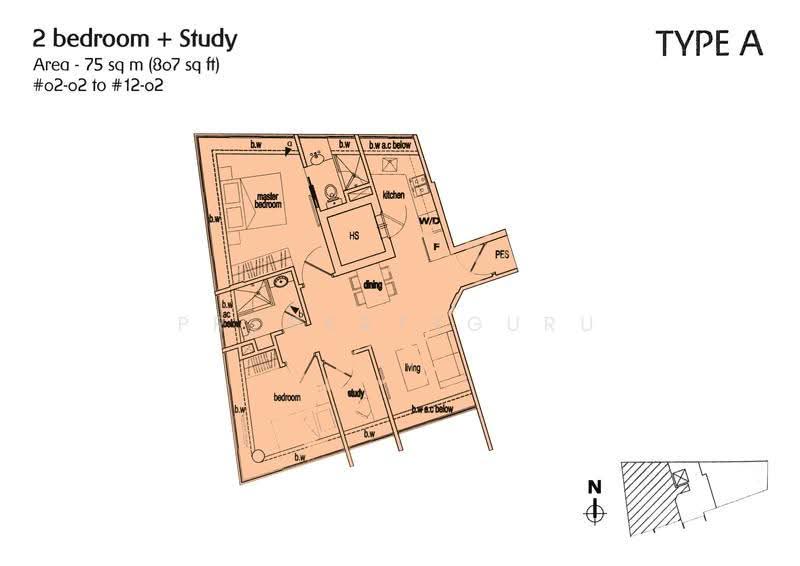 Novelis @ Novena, 75 Sinaran Drive, Newton / Novena, 2 Bedrooms, 808 sqft, Condominium For Rent, by Annie Chua, 23197973 - 2D - PropertyGuru.com.sg