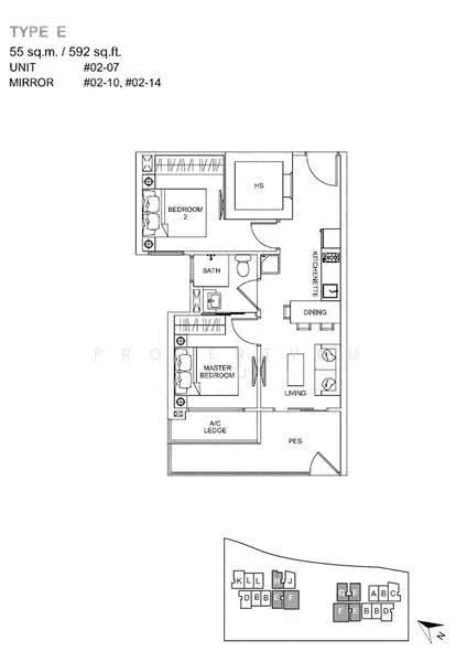 Novena Regency, 277 Thomson Road, Newton / Novena, 2 Bedrooms, 592 sqft, Apartment For Sale, by Catherine Loh, 60094457 - 2D - PropertyGuru.com.sg