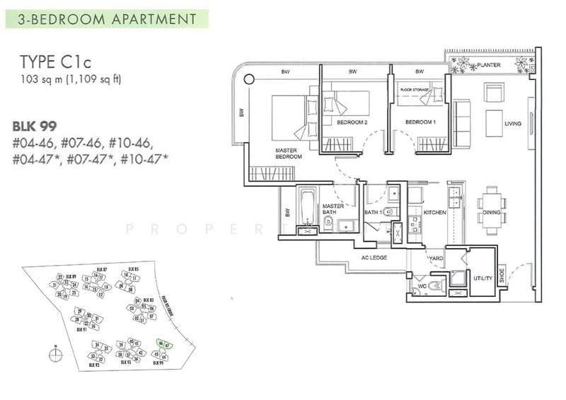 NV Residences, 91 Pasir Ris Grove, Pasir Ris / Tampines, 3 Bedrooms, 1,109 sqft, Condominium For Sale, by John Wong, 500276326 - 2D - PropertyGuru.com.sg