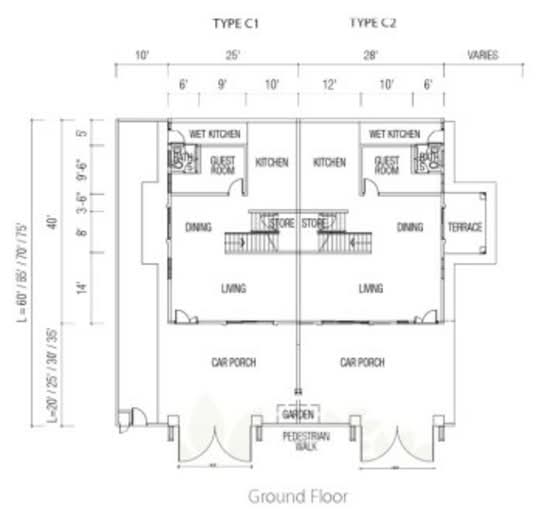 Ridgewood @ Taman Bercham Permai - Floor Plan - iProperty.com.my