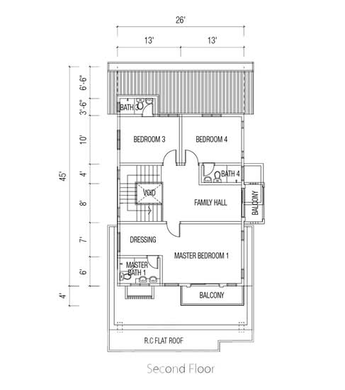 Ridgewood @ Taman Bercham Permai - Floor Plan - iProperty.com.my