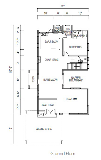 Ridgewood @ Taman Bercham Permai - Floor Plan - iProperty.com.my