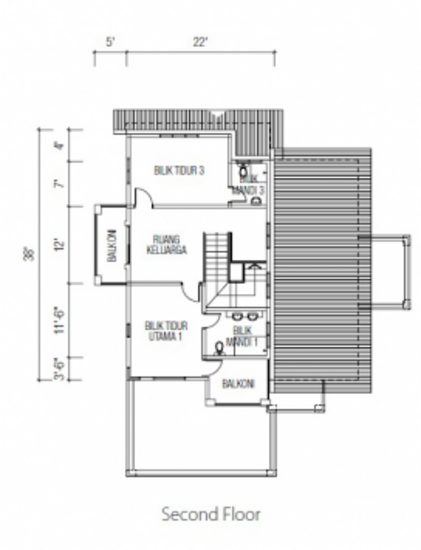 Ridgewood @ Taman Bercham Permai - Floor Plan - iProperty.com.my