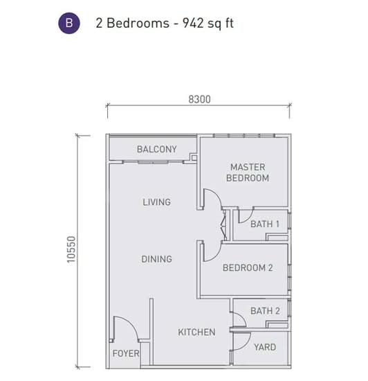 TriTower Residence @ Johor Bahru Sentral - Floor Plan - iProperty.com.my