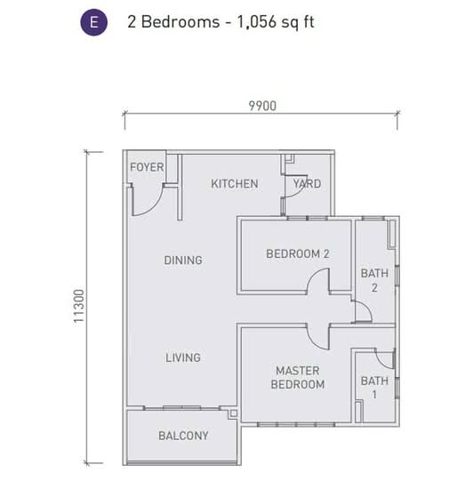 TriTower Residence @ Johor Bahru Sentral - Floor Plan - iProperty.com.my