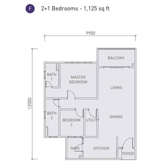 TriTower Residence @ Johor Bahru Sentral - Floor Plan - iProperty.com.my