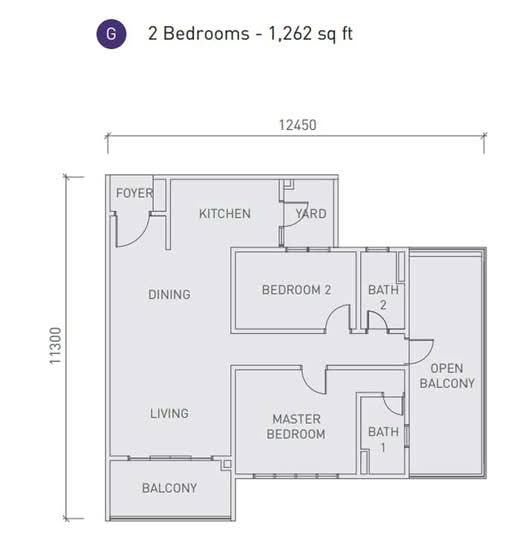 TriTower Residence @ Johor Bahru Sentral - Floor Plan - iProperty.com.my