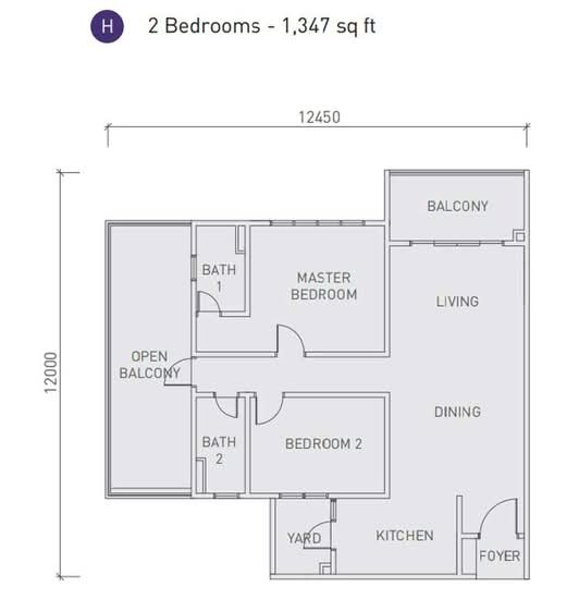 TriTower Residence @ Johor Bahru Sentral - Floor Plan - iProperty.com.my
