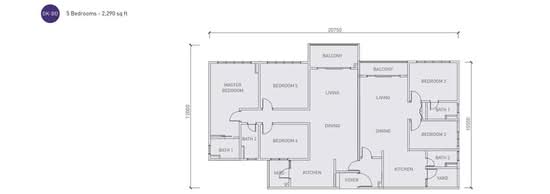 TriTower Residence @ Johor Bahru Sentral - Floor Plan - iProperty.com.my