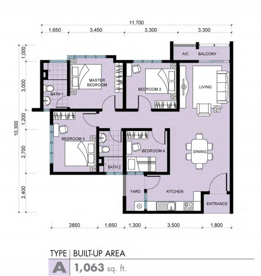 Kalista Residence - Floor Plan - iProperty.com.my