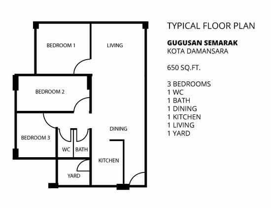 Gugusan Semarak - Floor Plan - iProperty.com.my