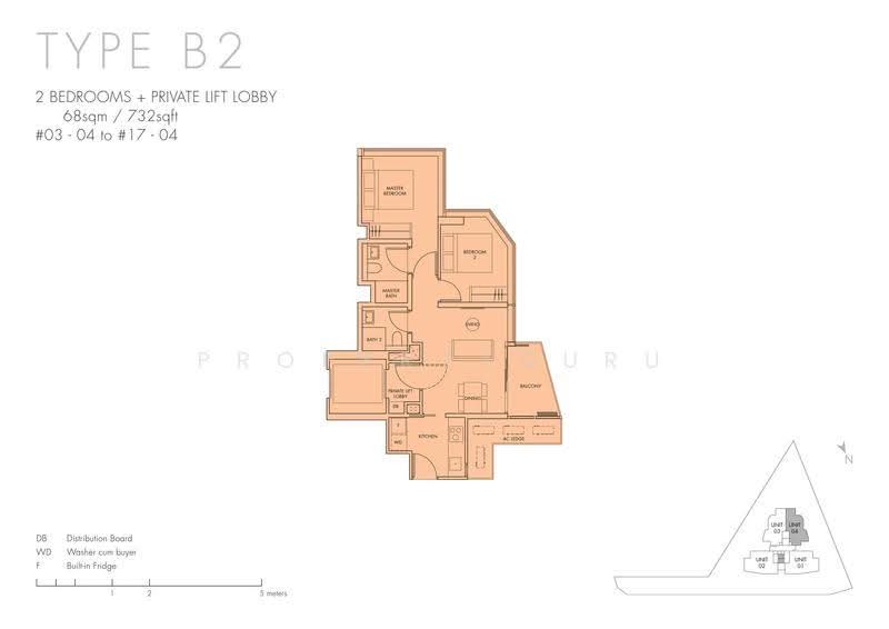 One Draycott, 1 Draycott Park, Tanglin / Holland / Bukit Timah, 2 Bedrooms, 732 sqft, Condominium For Sale, by Dickson Lee 李鼎盛, 500277471 - 2D - PropertyGuru.com.sg