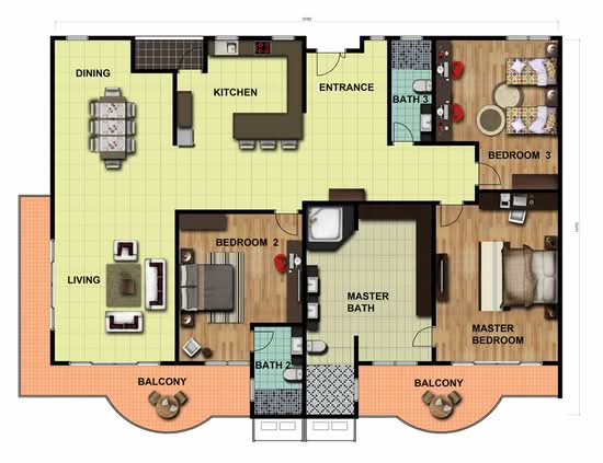 The Laguna - Floor Plan - iProperty.com.my