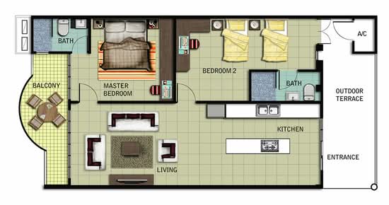 The Laguna - Floor Plan - iProperty.com.my