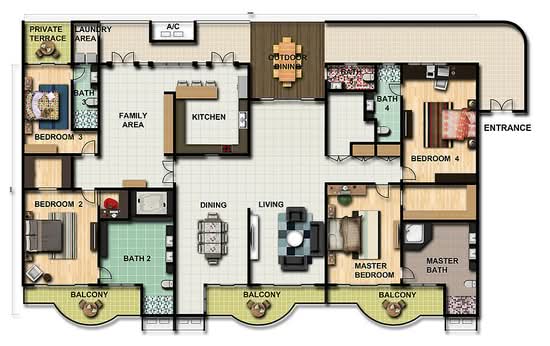 The Laguna - Floor Plan - iProperty.com.my