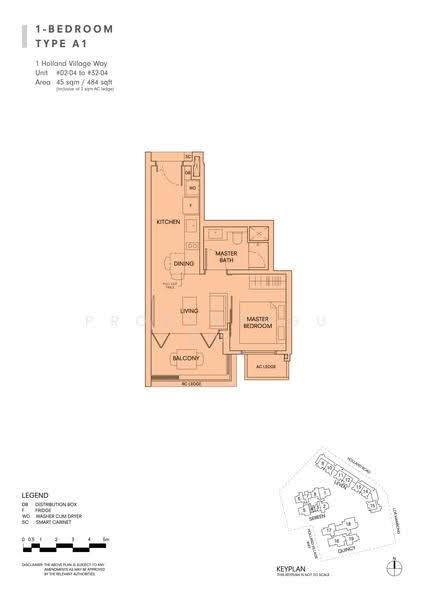 One Holland Village Residences, 5 Holland Village Way, Tanglin / Holland / Bukit Timah, 1 Bedroom, 484 sqft, Condominium For Rent, by Melvin Lee, 25366399 - 2D - PropertyGuru.com.sg