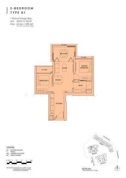 One Holland Village Residences, 5 Holland Village Way, Tanglin / Holland / Bukit Timah, 2 Bedrooms, 689 sqft, Condominium For Rent, by Marcus Ang, 500287984 - 2D - PropertyGuru.com.sg
