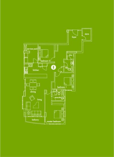 Santubong Suites - Floor Plan - iProperty.com.my