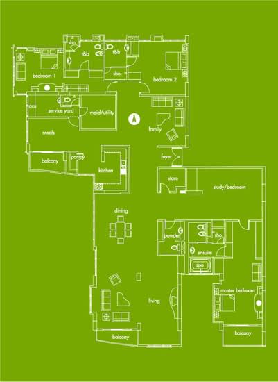 Santubong Suites - Floor Plan - iProperty.com.my