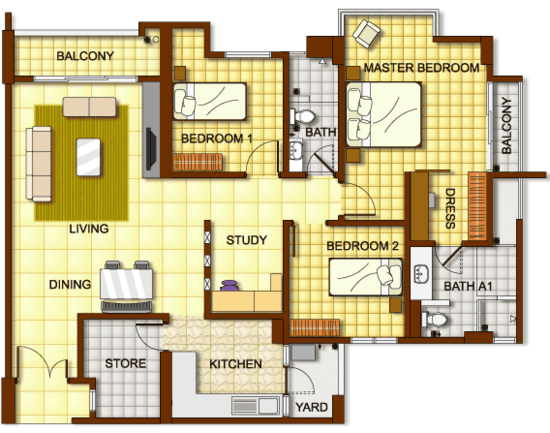 The Heron Residency - Floor Plan - iProperty.com.my