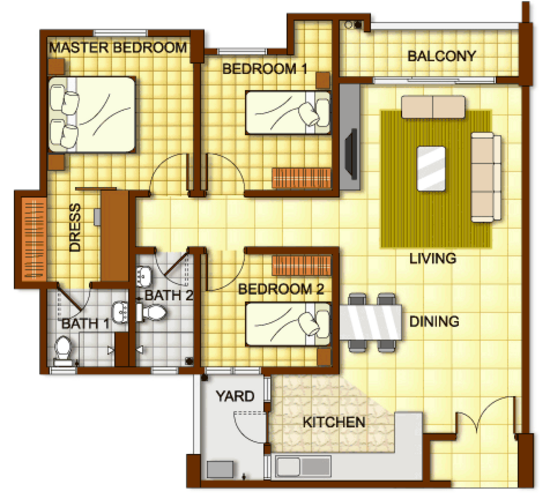 The Heron Residency - Floor Plan - iProperty.com.my