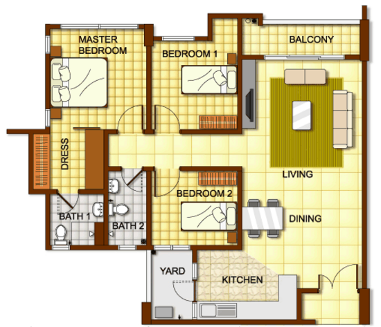 The Heron Residency - Floor Plan - iProperty.com.my