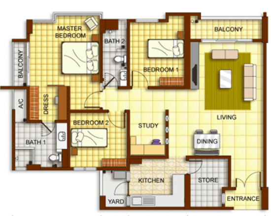 The Heron Residency - Floor Plan - iProperty.com.my